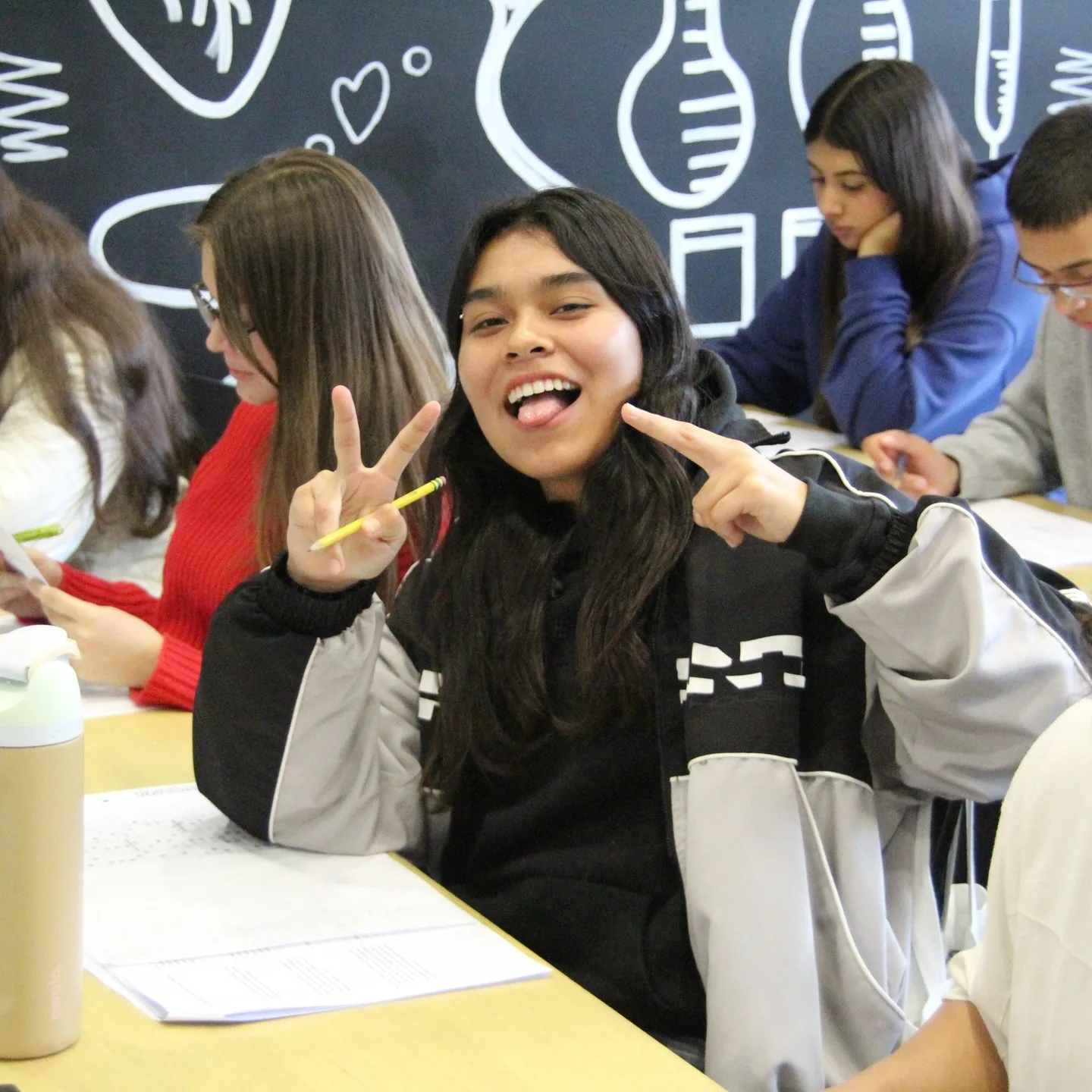 Estudiante del Curso UABC durante una sesión de práctica